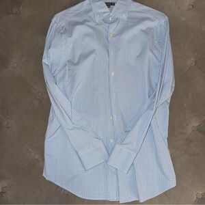Peter Millar Summer Fit Check Print Button Down Shirt.